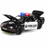 Машинка Dodge Challenger Police 1:32 черный (DC32671, 6970266025786)