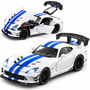 Машинка Dodge Viper 1:24 Белый (C4052, 6971697756331)