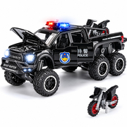 Машинка Ford Raptor Police 1:24 Черный (32283, 6971697754399)
