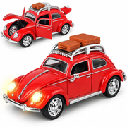 Машинка Volkswagen Beetle 1:32 Красный (32522, 6972112099668)
