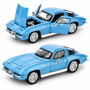 Машинка Chevrolet Corvette 1:32 Голубой (21039, 6973731461645)