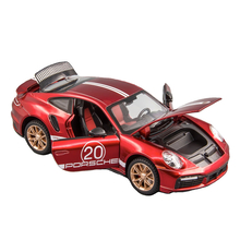 Машинка Porsche 911 Turbo S 1:32 игрушечная Бордовый (LF-01232, 6968873650910)