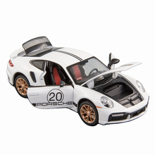 Машинка Porsche 911 Turbo S 1:32 игрушечная Белый (LF-01232, 6968873650910)