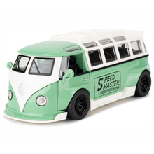 Машинка Volkswagen Transporter T1 1:32 игрушечная Зеленый (TK-19102, 6983187650722)