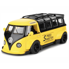 Машинка Volkswagen Transporter T1 1:32 игрушечная Желтый (TK-19102, 6983187650722)