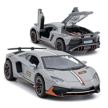 Машинка Lamborghini Aventador 3239A 1:32 серый (6968873650972)