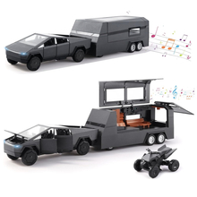Машинка Tesla Cybertruck A3230 с прицепом 1:32 черный (6981712651428) Машинка Tesla Cybertruck A3230 с прицепом 1:32 черный (6981712651428)