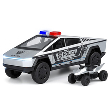Машинка Tesla Cybertruck Полиция Серый 1:24 игрушка (C2469, 6981712652678) Машинка Tesla Cybertruck Полиция Серый 1:24 игрушка (C2469, 6981712652678)