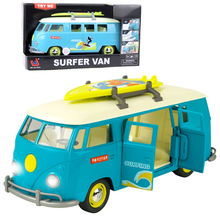 Ретро автобус Surfer Van игрушка Бирюзовый (666-16P, 6974551114742)