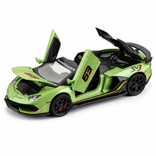 Машинка Lamborghini Aventador 32593 1:32 зеленый (6927062501747)