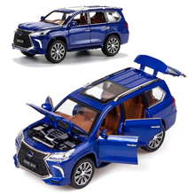 Машинка Lexus LX570 Синий 1:24 игрушка (C4102, 6971697756485)