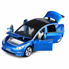Машинка Tesla Model 3 635 1:32 синий (6949690886355) Машинка Tesla Model 3 635 1:32 синий (6949690886355)
