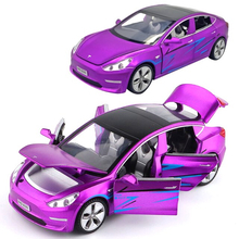 Машинка Tesla Model 3 635 1:32 фиолетовый (6949690886355) Машинка Tesla Model 3 635 1:32 фиолетовый (6949690886355)