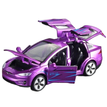 Машинка Tesla Model X 636 1:32 фиолетовый (6949690816369) Машинка Tesla Model X 636 1:32 фиолетовый (6949690816369)