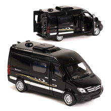 Микроавтобус игрушка Mercedes Sprinter минивэн машинка детская моделька металлическая коллекционная Черный (4750934)