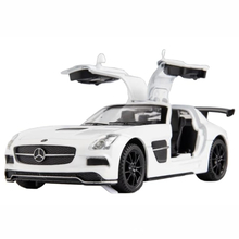 Машинка Mercedes SLS AMG 1:32 игрушечная Белый (87036, 6974170651383)
