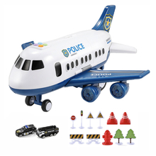Самолет-гараж с машинками (HS8009C, 6980077110328)