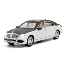 Машинка Mercedes Maybach S600 1:24 игрушечная Белый (GT-7618, 6976008651923)