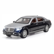 Машинка Mercedes Maybach S600 1:24 игрушечная Черный (GT-7618, 6976008651923)
