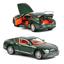 Машинка Bentley Continental 1:24 игрушечная Зеленый (GT-6370, 6976008652265) Машинка Bentley Continental 1:24 игрушечная Зеленый (GT-6370, 6976008652265)