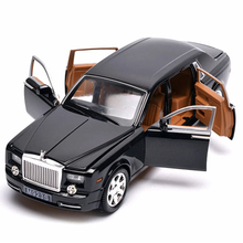 Машинка Rolls Royce Phantom 1:24 игрушечная Черный (EL-2566, 6975607090355)