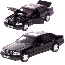 Машинка Mercedes W140 32014 игрушка Черный (6970266020729)