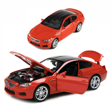 Машинка BMW M6 Coupe 1:32 игрушечная Красный (74823, 6974170090564)
